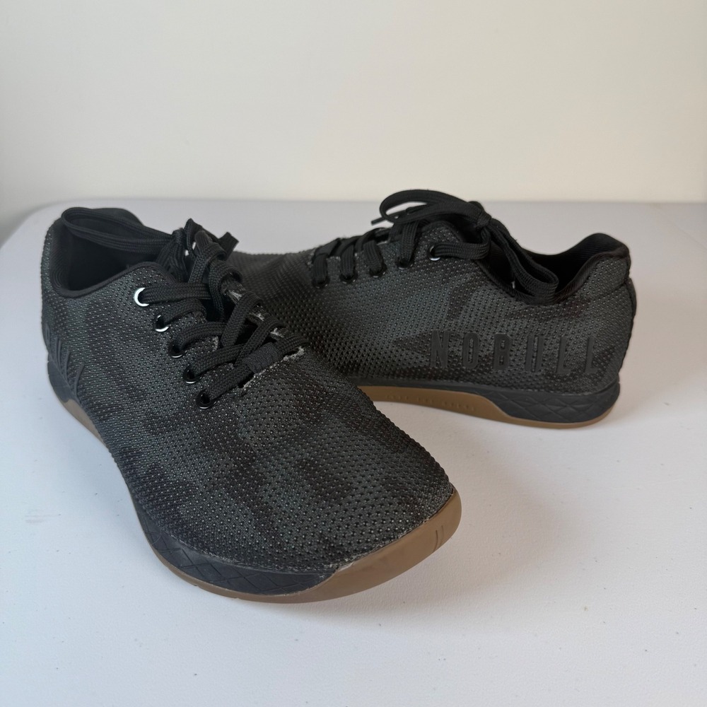 NOBULL Outwork Camo Training Sneakers Men's 7.5 Women's 9 Gum Sole Tennis Shoes
